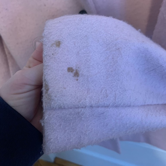 Dusty Pink Pea Coat - Picture 5 of 7